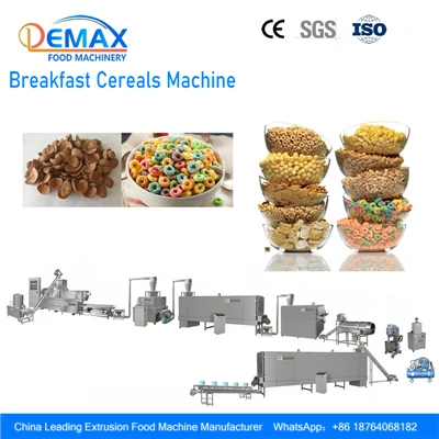 Ligne de production automatique de céréales pour petit-déjeuner